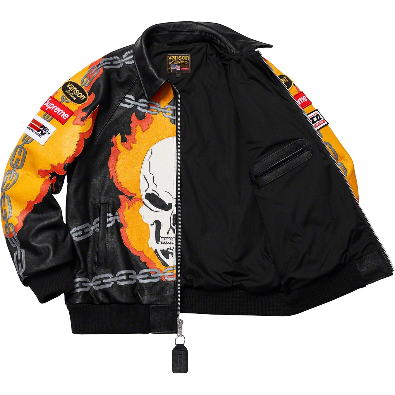 Supreme®/Vanson Leathers® Ghost Rider© Jacket view 2